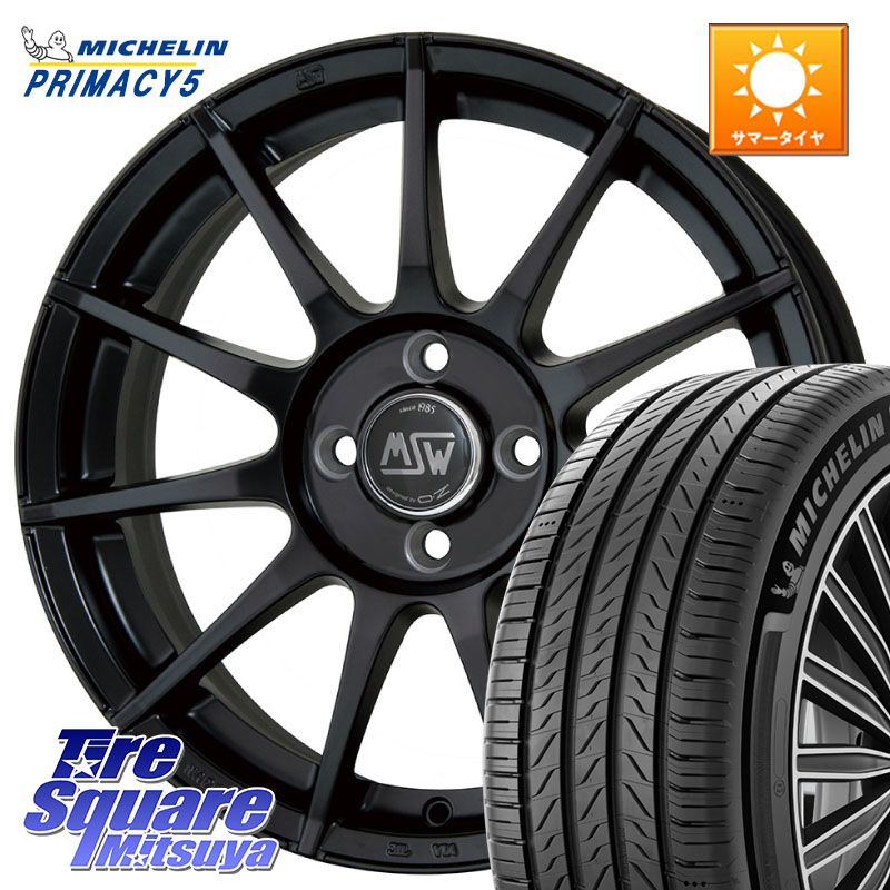 ミシュラン PRIMACY5 プライマシー5 88W XL 正規 205/45R17MSW by OZ MSW85-2 ホイール 17インチ 17X7.0J(PEUGET 208 P21H) 28 4穴 108 プジョー208｜タイヤスクエアミツヤ