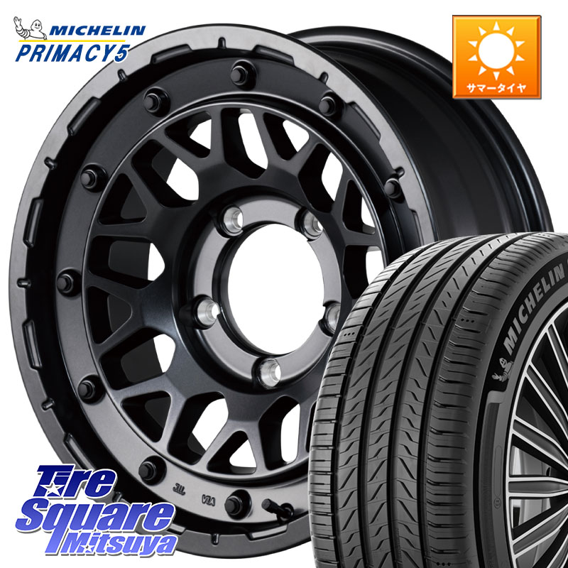 ミシュラン PRIMACY5 プライマシー5 102V XL 正規 215/65R16MANARAY NITRO POWER ナイトロパワー M29 STINGER スティンガー ホイール 16インチ 16X5.5J 20 5穴 139.7 ジムニー専用(要オーバーフェンダー等) AZオフロード カスタムサイズ|タイヤスクエアミツヤ