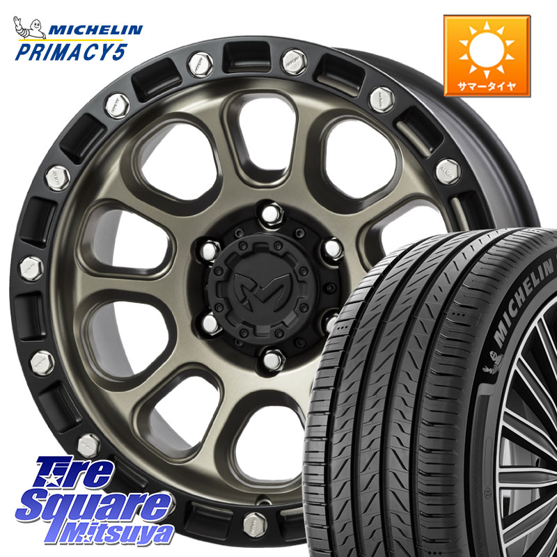 MKW M204 コヨーテブロンズ ホイール 16インチ 16 X 7.0J +35 5穴 114.3 ミシュラン PRIMACY5 プライマシー5 97W XL 正規 215/55R16