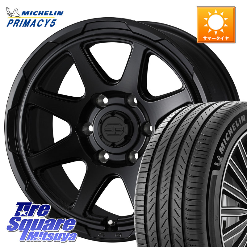 WEDS STADTBERGE BLK スタットベルク ホイール 17インチ 17 X 8.0J +20 6穴 139.7 ミシュラン PRIMACY5 プライマシー5 112H 正規 265/65R17 GUN125ハイラックスHILUX 150系ランドクルーザープラド トライトンGSR