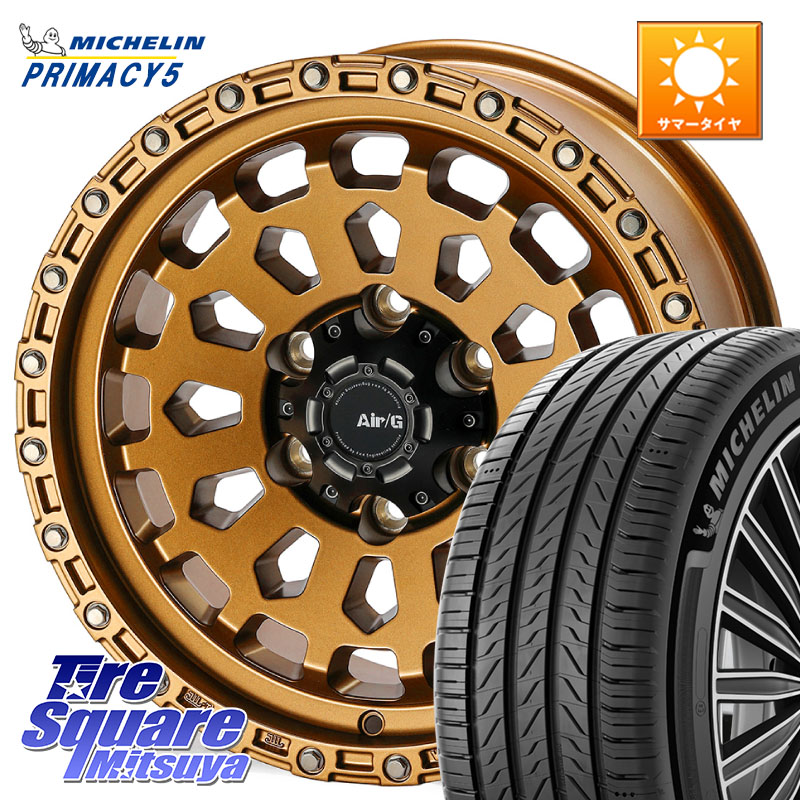 4X4エンジニアリング Air/G VULCAN ホイール 18インチ 18 X 9.0J +0 6穴 139.7 ミシュラン PRIMACY5 プライマシー5 110H 正規 265/60R18