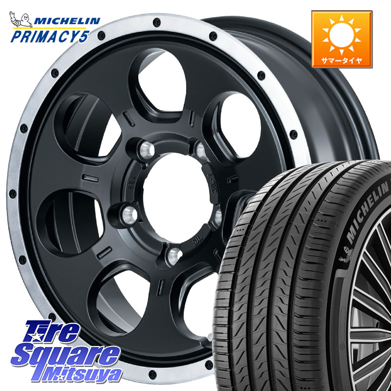 ミシュラン PRIMACY5 プライマシー5 102V XL 正規 215/65R16MANARAY MID ROADMAX WO-7 WO7 ロードマックス ホイール 16インチ 16X5.5J 22 5穴 139.7 ジムニー専用(要オーバーフェンダー等) AZオフロード カスタムサイズ｜タイヤスクエアミツヤ 85,542円