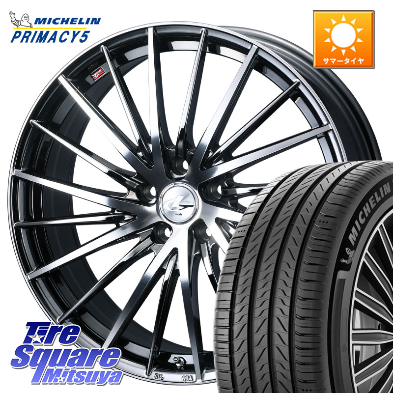 ミシュラン PRIMACY5 プライマシー5 92Y XL 正規 225/40R18WEDS LEONIS FR レオニス FR ホイール 18インチ 18X8.0J 42 5穴 114.3 GRヤリスRSノーマルキャリパー プリウスアルファ シビック IS レクサス インサイト|タイヤスクエアミツヤ