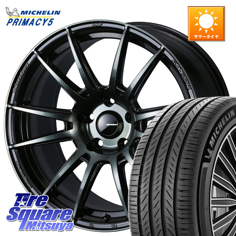 WEDS WedsSport SA-62R ホイール 17インチ 17 X 7.5J +45 5穴 114.3 ミシュラン PRIMACY5 プライマシー5 103V XL 正規 225/60R17 30系アルファード 30系ヴェルファイア SL系フォレスター SK系フォレスター