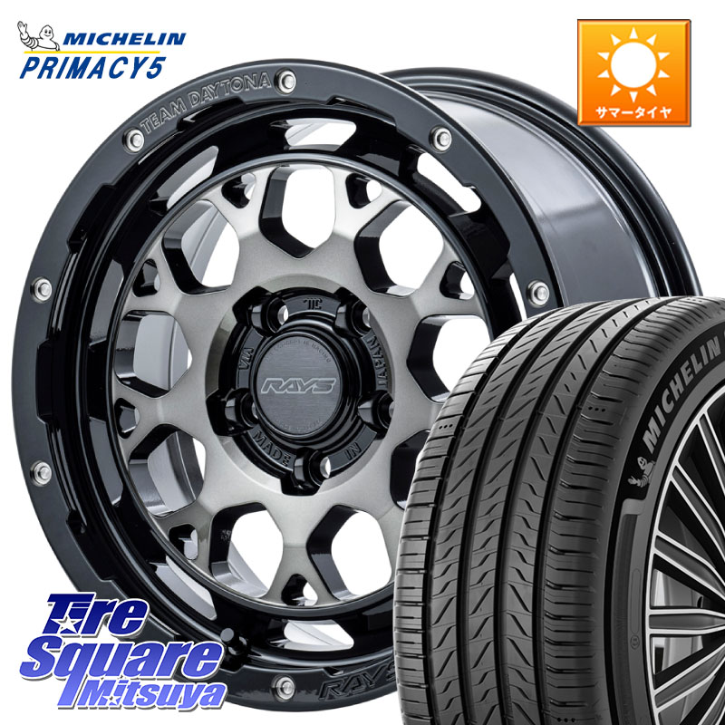 RAYS 【欠品次回8~9月】 TEAM DAYTONA M9+ ホイール 16インチ 16 X 7.0J +37 5穴 114.3 ミシュラン PRIMACY5 プライマシー5 102V XL 正規 215/65R16 30系ヴェルファイア 20系アルファード