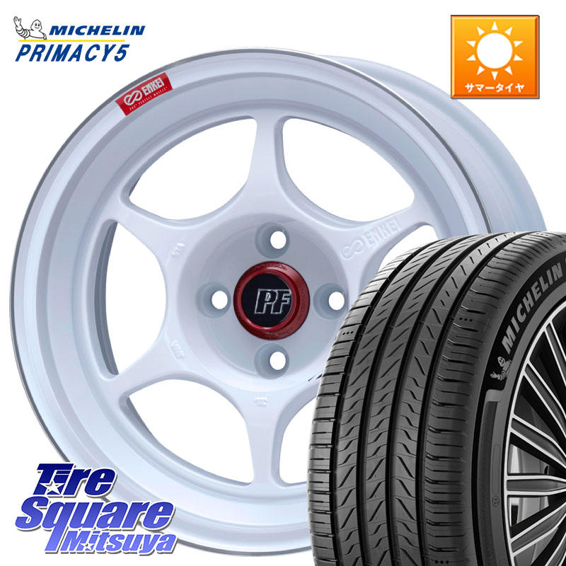 ENKEI エンケイ PerformanceLine PF06 ホイール 16インチ 16 X 6.5J +45 4穴 100 ミシュラン PRIMACY5 プライマシー5 91W XL 正規 195/55R16