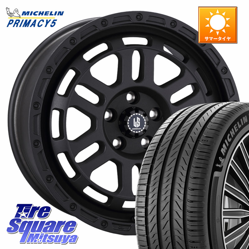 ミシュラン PRIMACY5 プライマシー5 98Y XL 正規 235/45R18阿部商会 LA STRADA DISCOVER ホイール 18インチ 18X8.0J 40 5穴 114.3 CY2アコード 70系カムリ ES レクサス アコード|タイヤスクエアミツヤ
