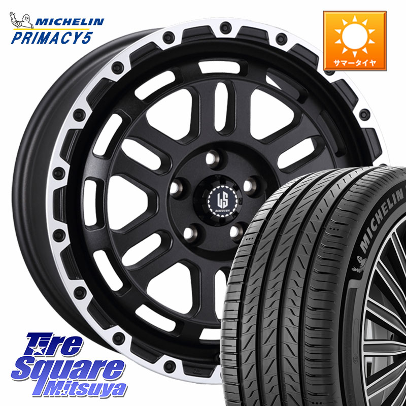 阿部商会 LA STRADA DISCOVER ホイール 18インチ 18 X 8.0J +40 5穴 114.3 ミシュラン PRIMACY5 プライマシー5 102V XL 正規 225/55R18 デリカD:5