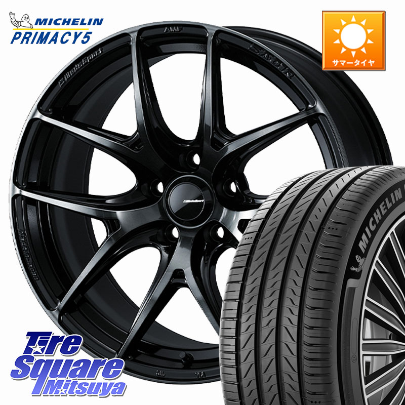 WEDS WedsSport SA-01R ホイール 17インチ ウェッズ スポーツ 17 X 7.5J +48 5穴 100 ミシュラン PRIMACY5 プライマシー5 103V XL 正規 225/60R17