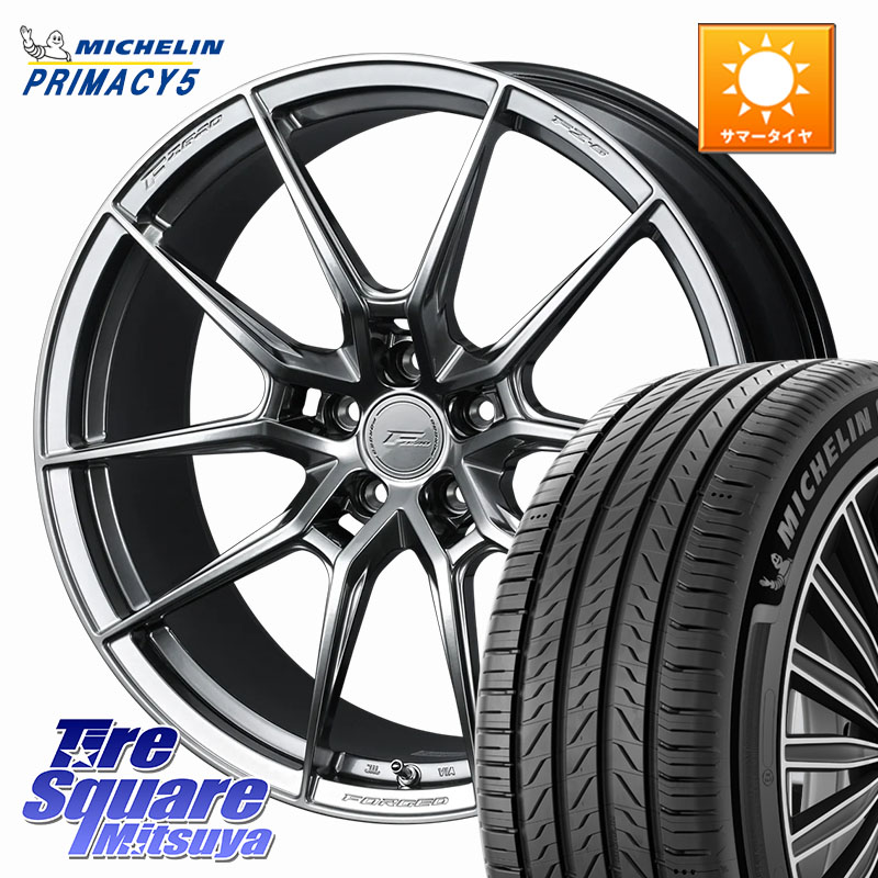 ミシュラン PRIMACY5 プライマシー5 100W XL 正規 245/40R21WEDS F ZERO FZ-6 FZ6 鍛造 FORGED ホイール 21インチ エフゼロ 21X9.0J 40 5穴 120 40系アルファード/ヴェルファイア ローダウン向けチューナーサイズ レクサスLM|タイヤスクエアミツヤ