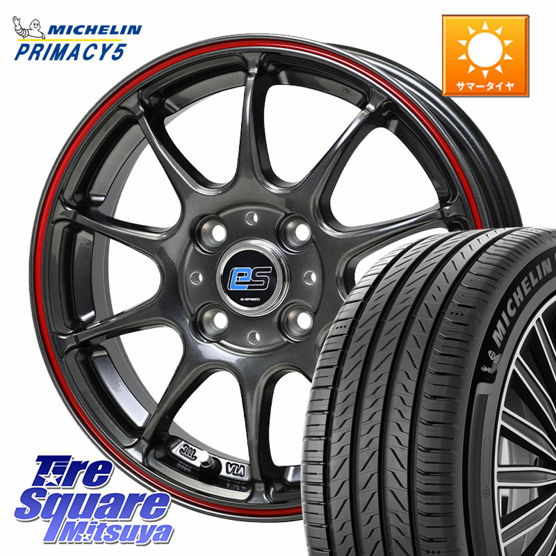 HotStuff G･SPEED es-01 ホイール 16インチ 16 X 6.0J +43 4穴 100 ミシュラン PRIMACY5 プライマシー5 102V XL 正規 215/65R16
