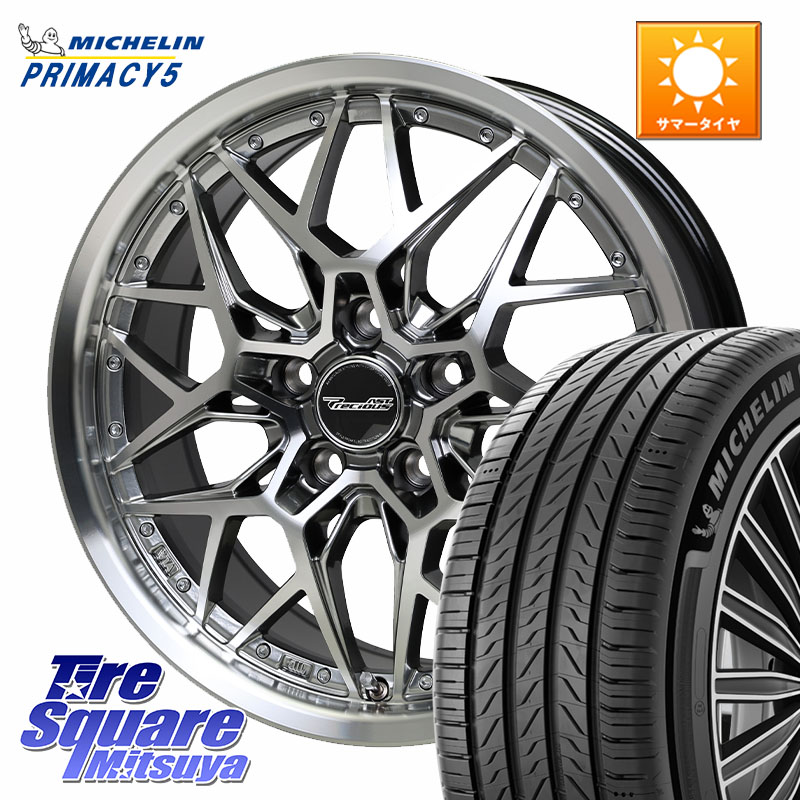 HotStuff プレシャス Precious AST M5 ホイール 18インチ 18 X 7.0J(M14B) +38 5穴 114.3 ミシュラン PRIMACY5 プライマシー5 104V XL 正規 225/60R18 クラウンクロスオーバー