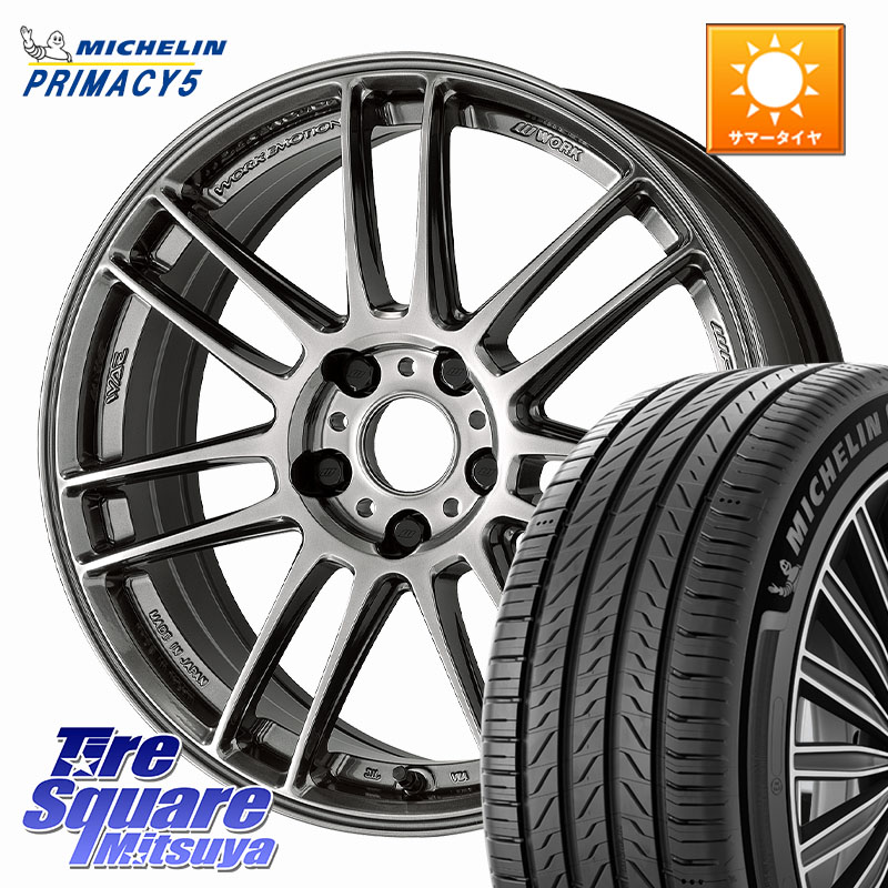 WORK EMOTION ZR7 ホイール 19インチ 19 X 8.5J +30 5穴 114.3 ミシュラン PRIMACY5 プライマシー5 105W XL 正規 235/55R19