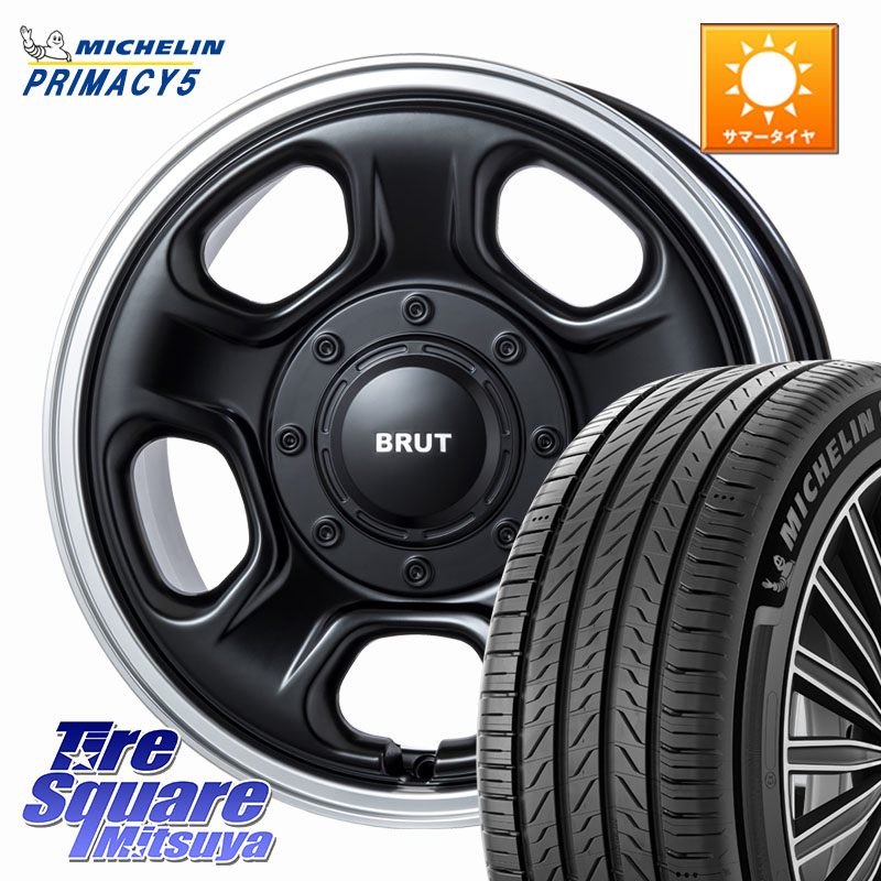 BRUT ブルート BR-33 BR33 ホイール 16インチ 16 X 6.5J +30 5穴 114.3 ミシュラン PRIMACY5 プライマシー5 102V XL 正規 215/65R16 30系ヴェルファイア 20系アルファード