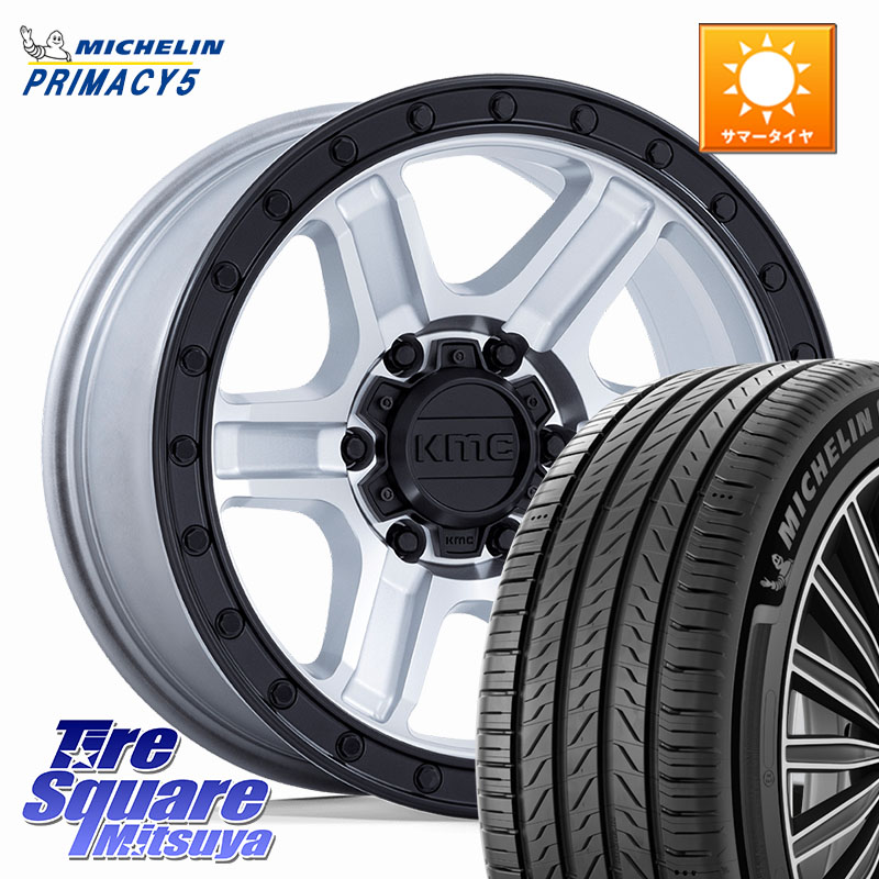 KMC KM551 OUTRUN ホイール 17インチ 17 X 8.5J +18 6穴 139.7 ミシュラン PRIMACY5 プライマシー5 112H 正規 265/65R17 トライトンGSR