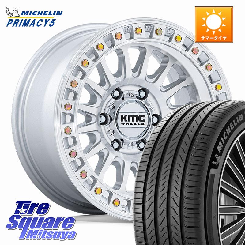 KMC KM552 IMS ホイール 17インチ 17 X 8.5J +25 6穴 139.7 ミシュラン PRIMACY5 プライマシー5 112H 正規 265/65R17 150系ランドクルーザープラド トライトンGSR