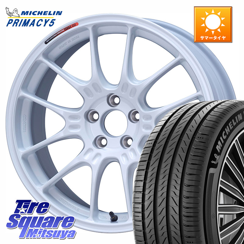 ENKEI Racing GTC02 For GR86 / BRZ Cup ホイール 17インチ 17 X 7.5J +44 5穴 100 ミシュラン PRIMACY5 プライマシー5 91W XL 正規 215/45R17 210・A10系カローラ 210系カローラスポーツ 50系プリウス BRZ・86・GR86