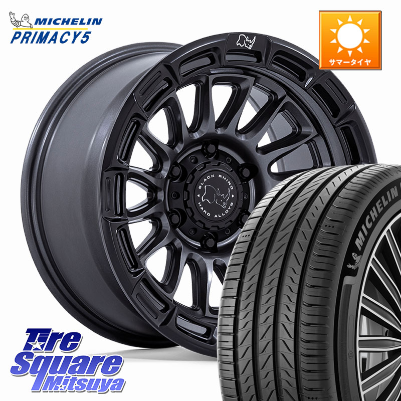 BLACK RHINO RIVAL ライバル ホイール 17インチ ブラックライノ 17 X 8.5J +10 6穴 139.7 ミシュラン PRIMACY5 プライマシー5 112H 正規 265/65R17 160,080円