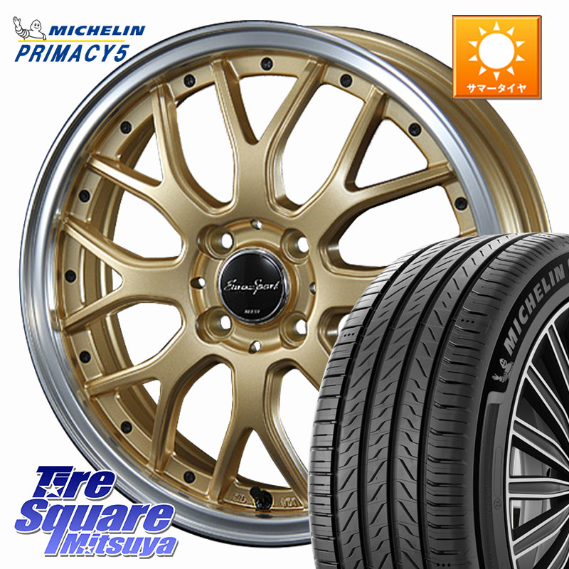 BLEST EuroSport Type815 ホイール 17インチ 17 X 7.0J +53 4穴 100 ミシュラン PRIMACY5 プライマシー5 88W XL 正規 205/45R17