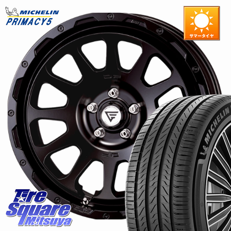 ミシュラン PRIMACY5 プライマシー5 95Y XL 正規 225/45R18DELTA FORCE デルタフォース オーバル ホイール 18インチ 18X8.0J 38 5穴 114.3 ステージア 日産 HS レクサス クラウンハイブリッド 220・H20系 クラウン 220系 インサイト|タイヤスクエアミツヤ