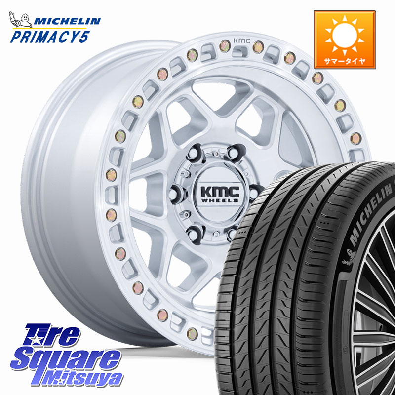 KMC KM553 TORX ホイール 17インチ 17 X 8.5J +25 6穴 139.7 ミシュラン PRIMACY5 プライマシー5 112H 正規 265/65R17 150系ランドクルーザープラド トライトンGSR 161,225円