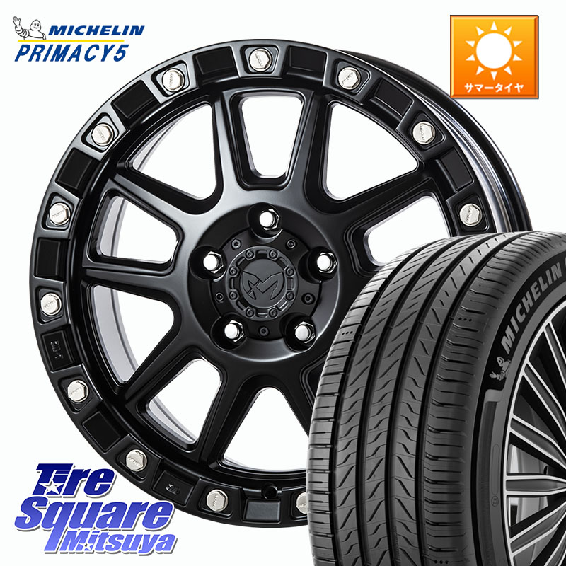 MKW M205 ブラックキャット ホイール 18インチ 18 X 8.0J +40 5穴 114.3 ミシュラン PRIMACY5 プライマシー5 104W XL 正規 245/50R18
