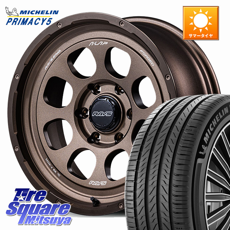ミシュラン PRIMACY5 プライマシー5 116V 正規 285/60R18RAYS 【欠品次回要問合せ】 A LAP-08X 鍛造 ホイール 18インチ 18X8.0J 20 6穴 139.7|タイヤスクエアミツヤ