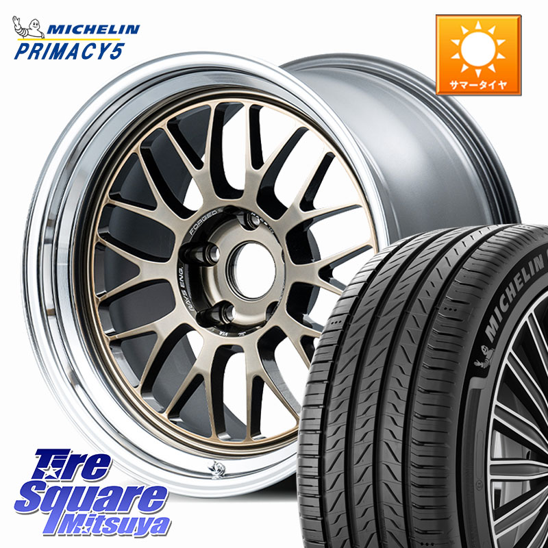 RAYS 21A spec-SR VOLK RACING 鍛造 ホイール 18インチ 納期要確認商品 18 X 8.5J +34 5穴 114.3 ミシュラン PRIMACY5 プライマシー5 103V 正規 235/60R18 アウトランダーPHEV 245,210円