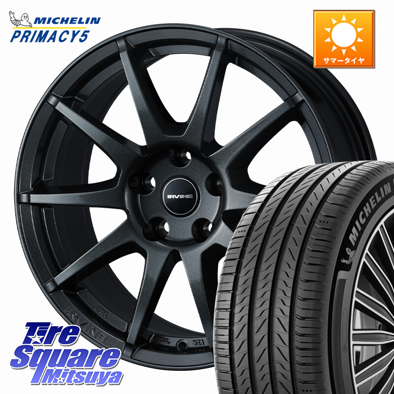 ミシュラン PRIMACY5 プライマシー5 102V XL 正規 225/55R18WEDS IRVINE S02 アーヴィンS02 輸入車専用ホイール 18インチ 18X8.0J(MB S213AT) 39 5穴 112 メルセデスベンツ Eクラスオールテレイン（S213）｜タイヤスクエアミツヤ