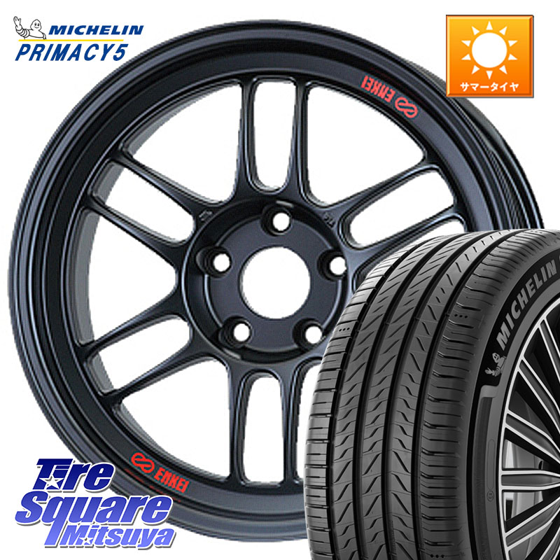 ENKEI エンケイ Racing RPF1 ホイール 18 X 7.5J +48 5穴 100 ミシュラン PRIMACY5 プライマシー5 92Y XL 正規 225/40R18 210系カローラスポーツ 50系プリウス BRZ・86・GR86