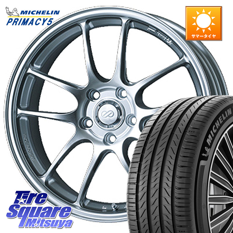 ミシュラン PRIMACY5 プライマシー5 91W XL 正規 215/45R17ENKEI エンケイ PerformanceLine PF01 ホイール 17X6.5J 42 4穴 100 アクア｜タイヤスクエアミツヤ