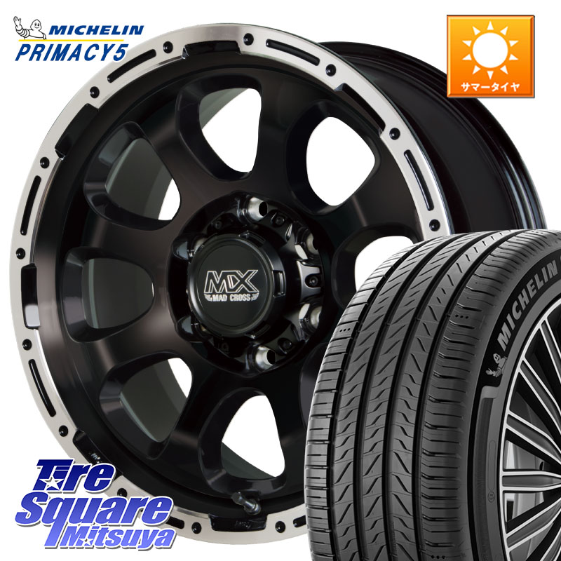 HotStuff マッドクロス GRACE グレイス BK 6H 在庫● ホイール 17インチ ★サマーセール★ 17 X 8.0J +20 6穴 139.7 ミシュラン PRIMACY5 プライマシー5 112H 正規 265/65R17 GUN125ハイラックスHILUX 150系ランドクルーザープラド トライトンGSR