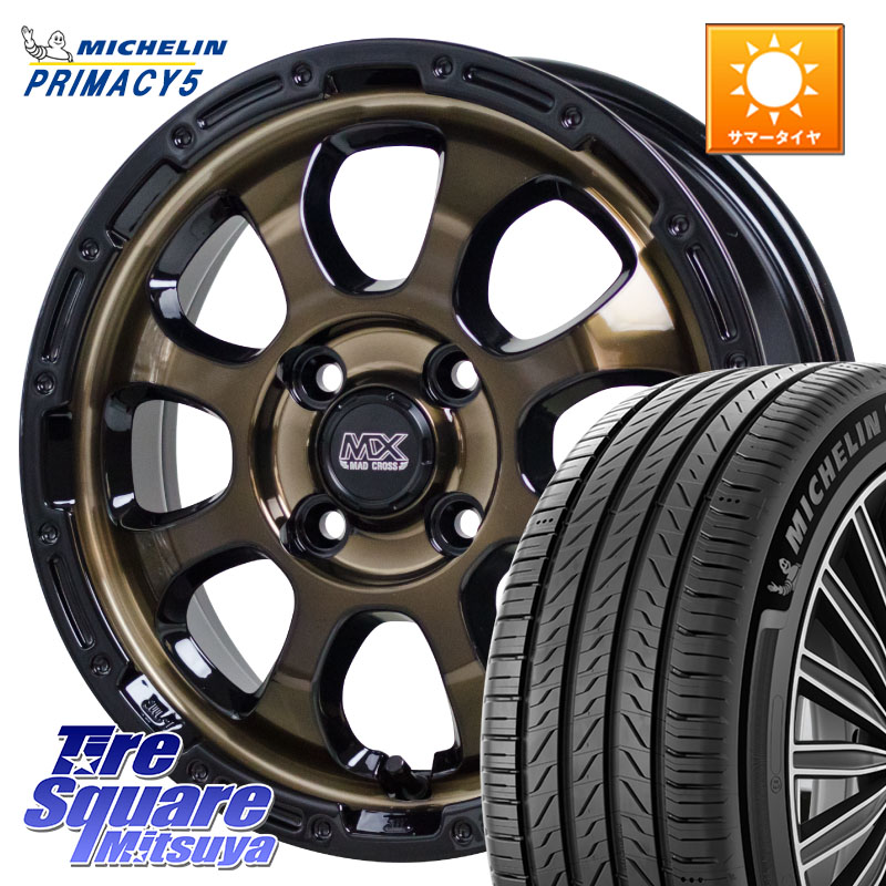 HotStuff マッドクロス GRACE グレイス BR 4H 在庫● ホイール 16インチ ★サマーセール★ 16 X 6.0J +42 4穴 100 ミシュラン PRIMACY5 プライマシー5 102V XL 正規 215/65R16