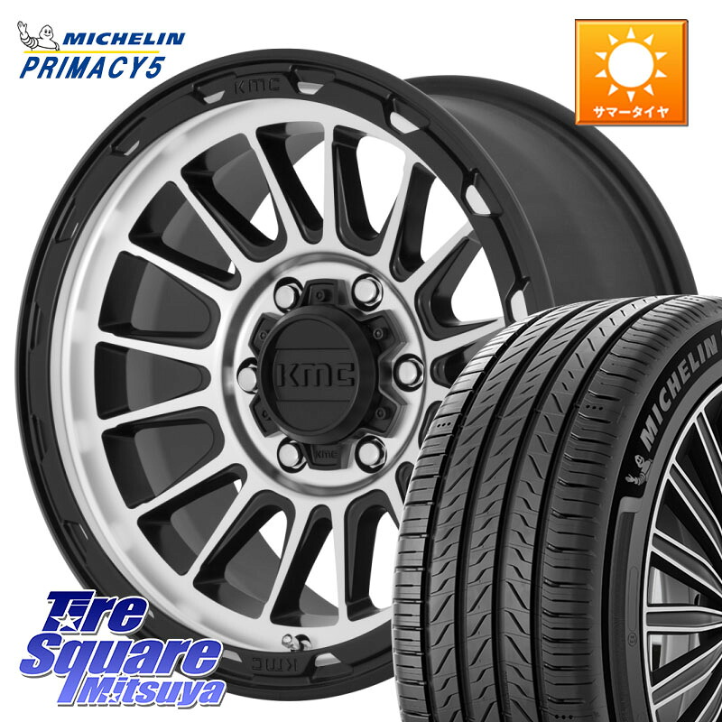 ミシュラン PRIMACY5 プライマシー5 112H 正規 265/65R17KMC KM542 Impact Machined ホイール 17インチ 17X9.0J 18 6穴 139.7 ランドクルーザー プラド カスタムサイズ|タイヤスクエアミツヤ