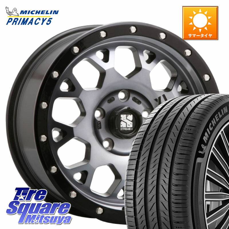 MLJ XJ04 XTREME-J エクストリームJ ホイール 17インチ 17 X 7.0J +42 5穴 114.3 ミシュラン PRIMACY5 プライマシー5 93W XL 正規 205/50R17 GRヤリスRSノーマルキャリパー フロンクス 107,980円