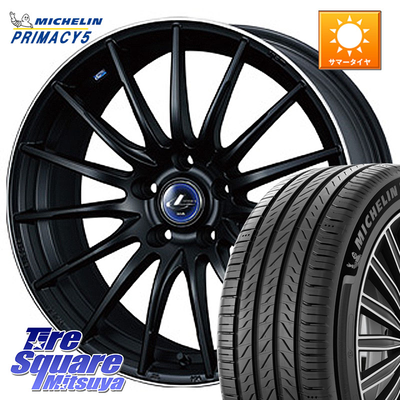 ミシュラン PRIMACY5 プライマシー5 93W XL 正規 215/45R18WEDS 36278 レオニス Navia ナヴィア05 MBP ウェッズ ホイール 18インチ 18X7.0J 47 5穴 114.3 90系ノア/ヴォクシー C27セレナ MAZDA3 P15キックス ZE1リーフ セレナ SERENA 日産 ランディ ノア NOAH ジェイ|タイヤスクエアミツヤ