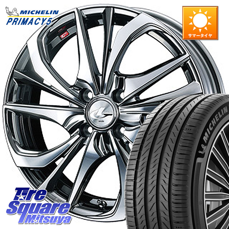 WEDS ウェッズ Leonis レオニス TE (BMCMC) ホイール 16インチ 16 X 6.0J +50 4穴 100 ミシュラン PRIMACY5 プライマシー5 93V XL 正規 195/60R16 E13ノートクロスオーバー
