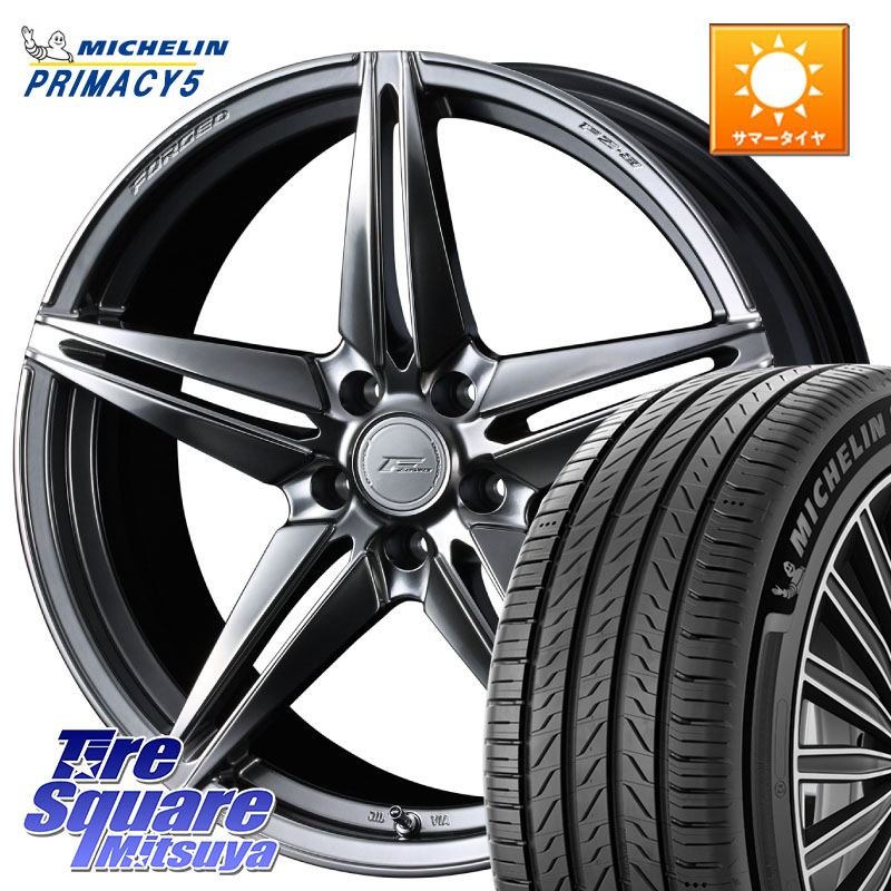 WEDS F ZERO FZ-3 FZ3 鍛造 FORGED ホイール18インチ エフゼロ 18 X 7.5J +38 5穴 114.3 ミシュラン PRIMACY5 プライマシー5 92Y XL 正規 225/40R18 GRヤリスRSノーマルキャリパー