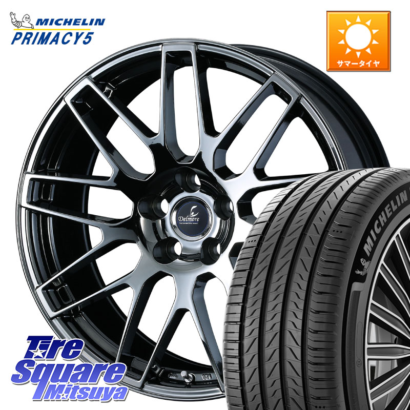 ミシュラン PRIMACY5 プライマシー5 104V XL 正規 225/60R18WEDS 39241 Delmore デルモア LC.S 平座仕様(レクサス車専用) 18X7.0J 45 5穴 114.3 80系ハリアー｜タイヤスクエアミツヤ