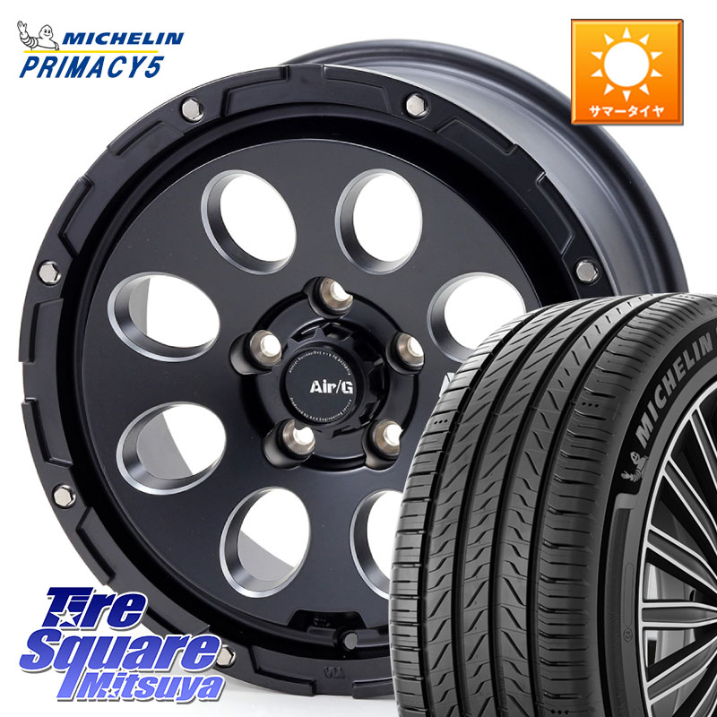 4X4エンジニアリング Air G Massive エアーGマッシブ ホイール 16インチ 16 X 7.0J +35 5穴 114.3 ミシュラン PRIMACY5 プライマシー5 96W XL 正規 205/60R16