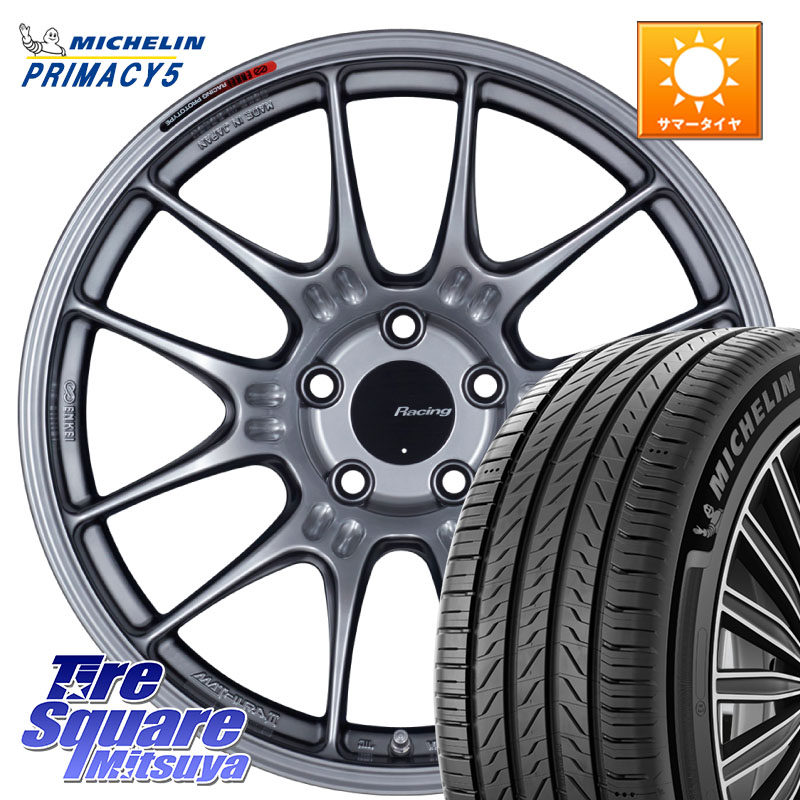 ミシュラン PRIMACY5 プライマシー5 89Y XL 正規 215/40R18ENKEI エンケイ RACING GTC02 シルバー ホイール 18インチ 18X8.0J 45 5穴 114.3 カローラルミオン｜タイヤスクエアミツヤ