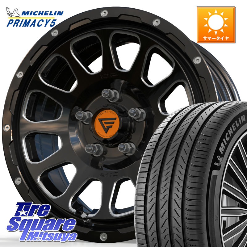 DELTA FORCE デルタフォース オーバル 16インチ 16 X 7.0J +35 5穴 114.3 ミシュラン PRIMACY5 プライマシー5 99W XL 正規 225/55R16