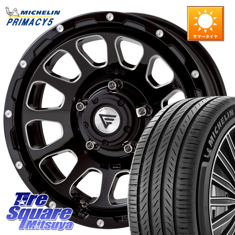 ミシュラン PRIMACY5 プライマシー5 102V XL 正規 215/65R16DELTA FORCE デルタフォース オーバル シエラ専用 インセット-5 16インチ 16X6.0J 0 5穴 139.7 ジムニー専用(要オーバーフェンダー等) ジムニ&minus;シエラ/ノマド(カスタム) AZオフロード カスタムサイズ｜タイヤスクエアミツヤ