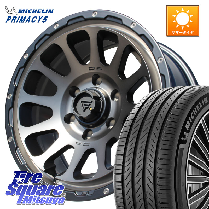 DELTA FORCE デルタフォース オーバル 6穴 ホイール 17インチ 17 X 8.0J +20 6穴 139.7 ミシュラン PRIMACY5 プライマシー5 112H 正規 265/65R17 GUN125ハイラックスHILUX 150系ランドクルーザープラド トライトンGSR