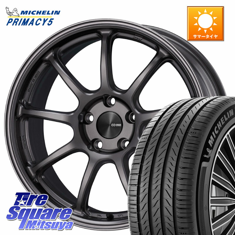 ENKEI PerformanceLine PF09 ホイール 4本 18インチ 18 X 8.0J +45 5穴 114.3 ミシュラン PRIMACY5 プライマシー5 104W XL 正規 245/50R18