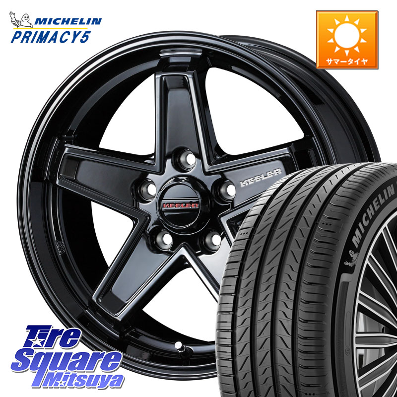 ミシュラン PRIMACY5 プライマシー5 95W XL 正規 205/55R17WEDS KEELER TACTICS ブラック ホイール 17インチ キーラー タクティクス 17X7.0J 38 5穴 114.3 90系ノア/ヴォクシー RP6～8ステップワゴン SAI ノア NOAH｜タイヤスクエアミツヤ