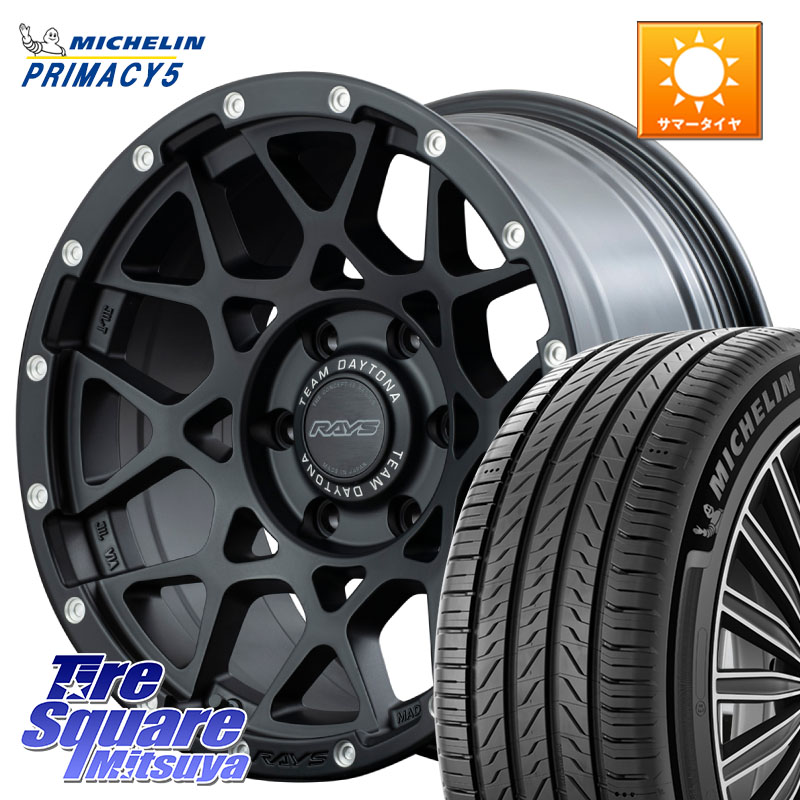 RAYS レイズ M8 デイトナ DAYTONA 17インチ 17 X 8.5J +0 6穴 139.7 ミシュラン PRIMACY5 プライマシー5 112H 正規 265/65R17
