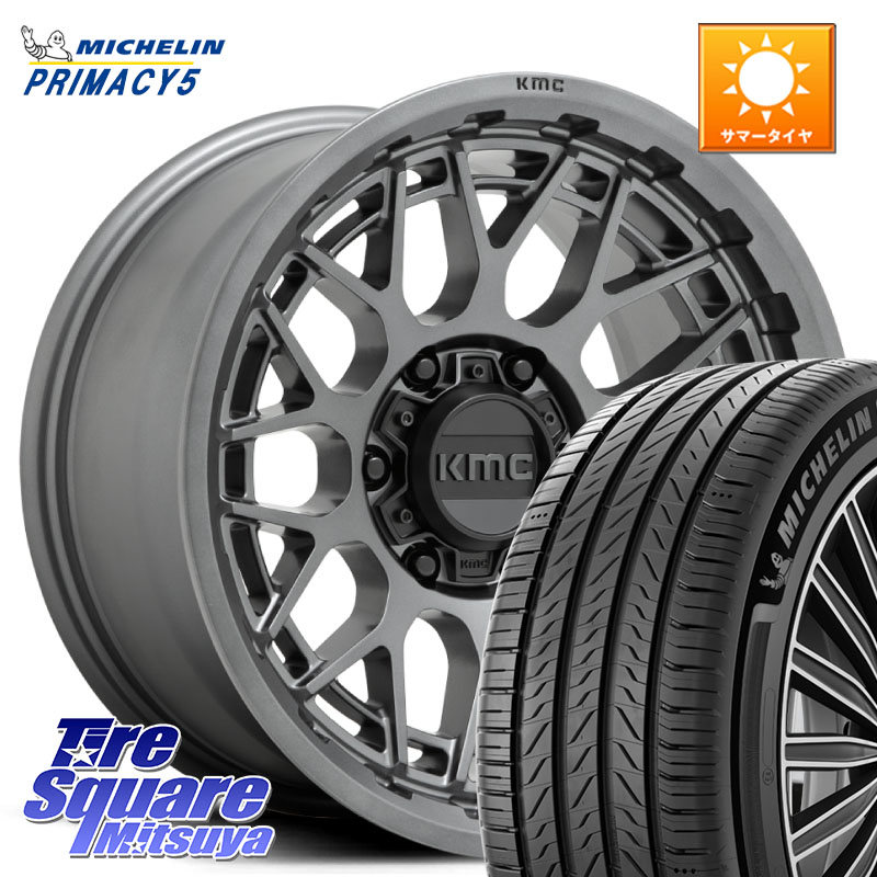 ミシュラン PRIMACY5 プライマシー5 112H 正規 265/65R17KMC KM722 TECHNIC Anthracite 6Lug 17インチ 17X8.5J 18 6穴 139.7 GUN226ハイラックス トライトンGSR ランドクルーザー プラド カスタムサイズ ハイラックス HILUX|タイヤスクエアミツヤ