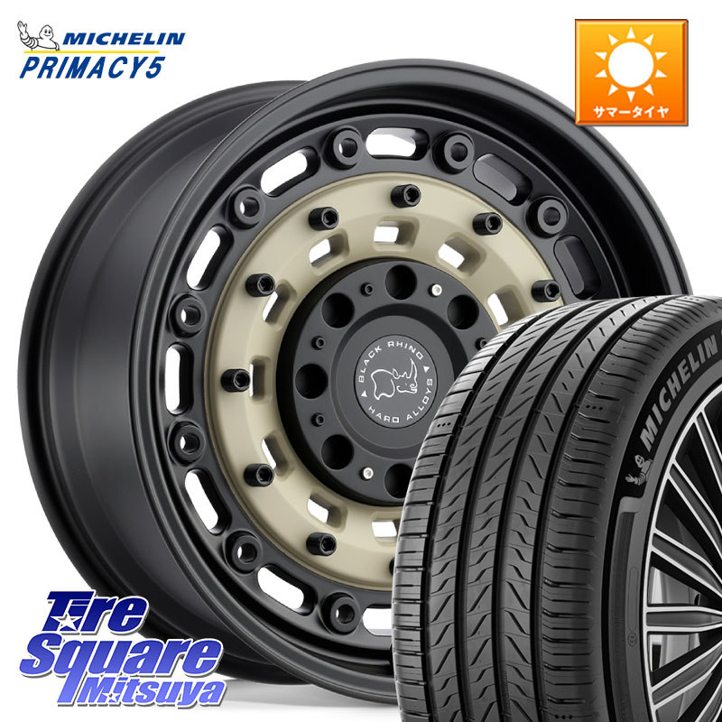 ミシュラン PRIMACY5 プライマシー5 104W XL 正規 235/55R18BLACK RHINO ARSENAL SANDBLACK ブラックライノ アーセナル 18インチ ブラックライノ 18X8.0J 30 5穴 114.3 デリカD:5 D5 カスタムサイズ ハリアー|タイヤスクエアミツヤ