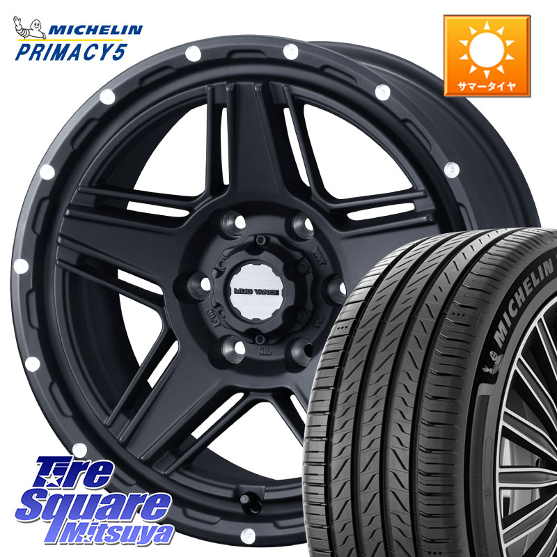 WEDS 40539 マッドヴァンス MUD VANCE 07 BK 18インチ 18 X 8.0J +20 6穴 139.7 ミシュラン PRIMACY5 プライマシー5 110H 正規 265/60R18 GUN125ハイラックスHILUX 150系ランドクルーザープラド トライトンGSR